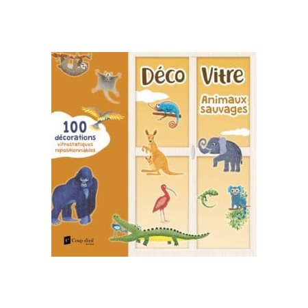 Déco vitre : Animaux sauvages