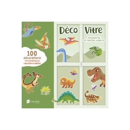 Déco vitre : Dinosaures
