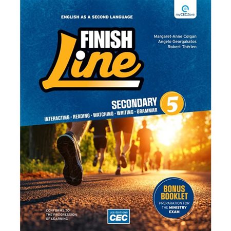 Finish Line 5e sec. Version papier + num. + Ministry ex. prep. + ex. int.