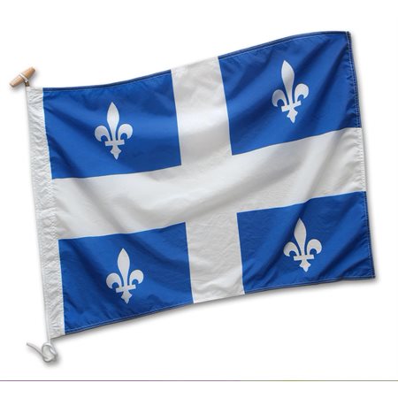 Drapeau du québec , 4.5 x 3 pi