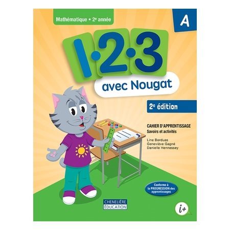 1,2,3...avec Nougat 2e année, Cahier A et B, 2e édition