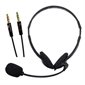 Casque stéréo Maxell avec micro et adaptateur Y pour PC