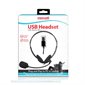 Casque stéréo Maxell avec connexion USB et microphone