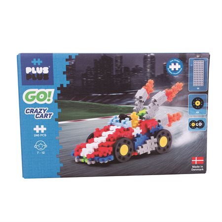 PLUS PLUS GO! - CRAZY CART - 240 PIÈCES