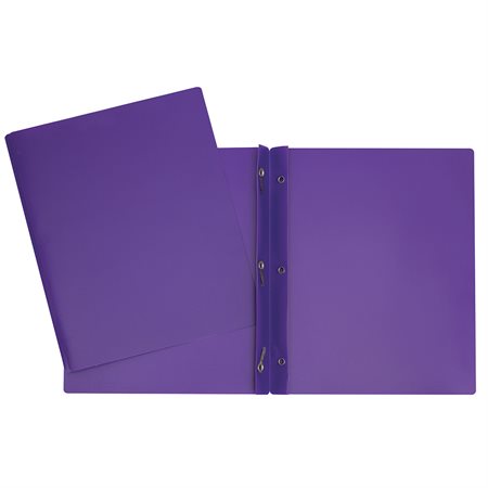 Portfolio de plastique - Mauve