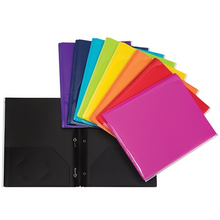 Plastic Portfolio - Assorted Colors
