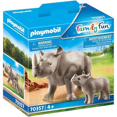 RHINOCEROS ET SON PETIT