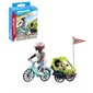 CYCLISTES MAMAN ET ENFANT