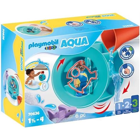 ROUE AQUATIQUE AVEC BEBE REQUIN