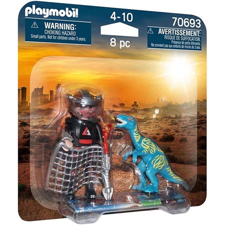 DUO BRACONNIER ET VELOCIRAPTOR