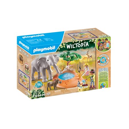 WILTOPIA EXPLORATEURS AVEC ANIMAUX SAVANE