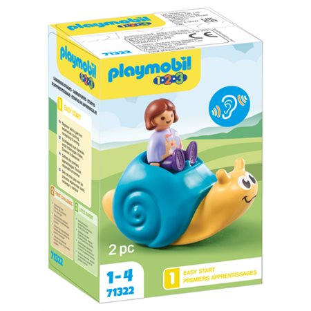 PLAYMOBIL 1.2.3. ESCARGOT A BASCULE