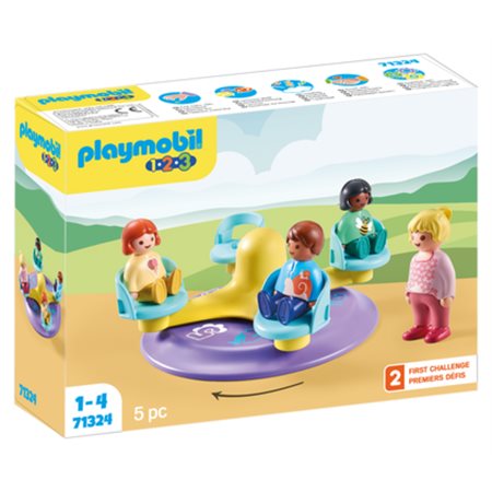 PLAYMOBIL 1.2.3. CAROUSSEL POUR ENFANTS