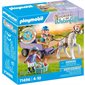 ENFANTS AVEC CALECHE ET PONEY