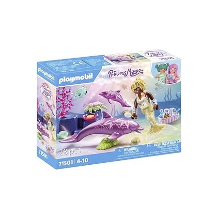 MERMAID WITH DOLPHINS