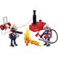 POMPIERS AVEC MATERIEL D'INCENDIE