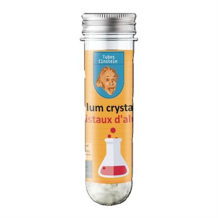 Tubes Einstein -  Cristaux d'alun