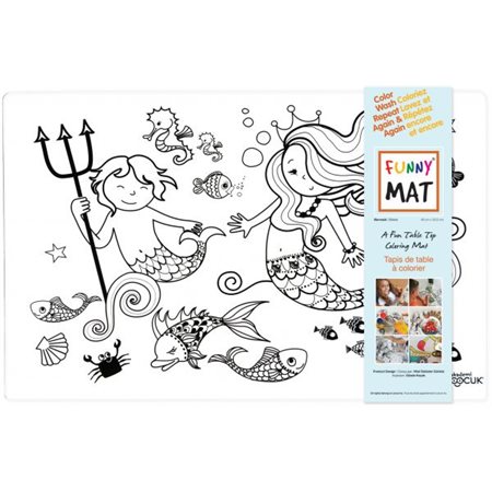 Coloring Placemat – Mermaids