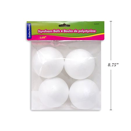 Boules de polystyrène