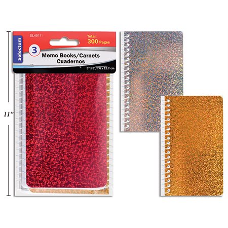 Mini carnet de note - Couleurs assorties