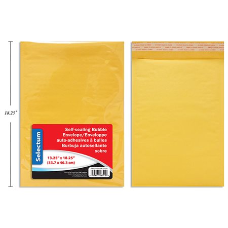 Enveloppes à bulle tirez et collez