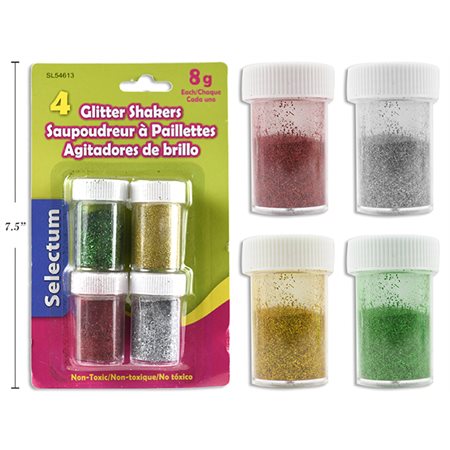 Saupoudreur à paillettes - 4 couleurs