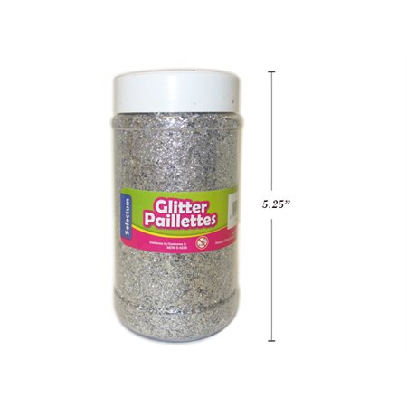Paillettes en poudre - argent