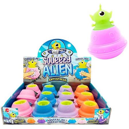 Extraterrestre anti-stress - assortis