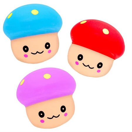 Stress-Relief Toy – Squishy Mushrooms – Assorted