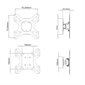 Tilting and Swiveling Wall Mount for TV – 19" to 37"