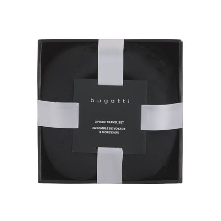 Ensemble de voyage 3 pièces de Bugatti - Noir