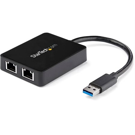 ADAPTATEUR 2 X RJ45 A USB 3.0