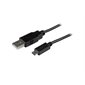 CABLE MICRO USB B A USB A 3 PIEDS
