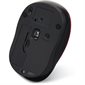 Souris sans fil silencieuse à LED bleue – rouge