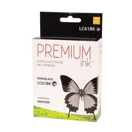 Cartouche jet d'encre compatible "LC61" noir