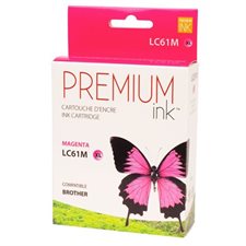 Cartouche jet d'encre compatible "LC61" magenta