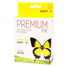 Cartouche jet d'encre compatible "LC61" jaune