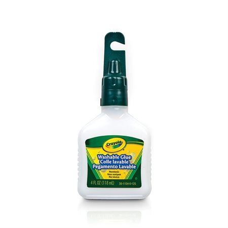 Crayola Washable No-Run School Glue, 118 ml