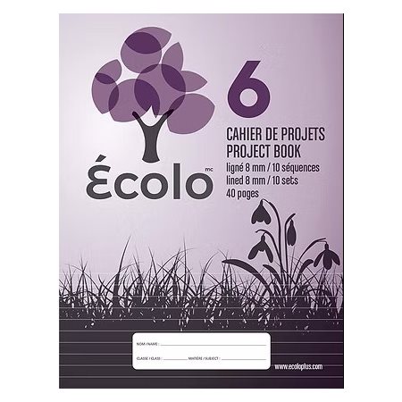 Large eco-friendly project notebook no. 6