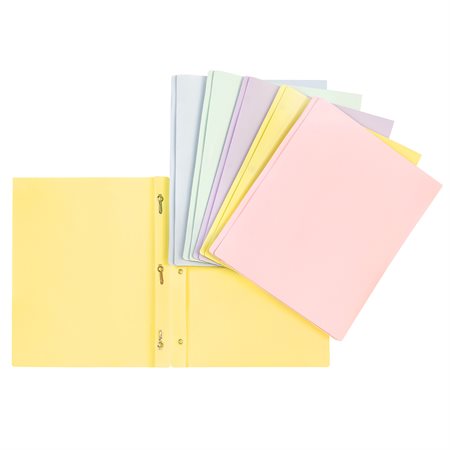 Plastic Portfolio – Assorted Pastel Colors