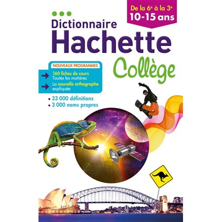 Dictionnaire Hachette collège