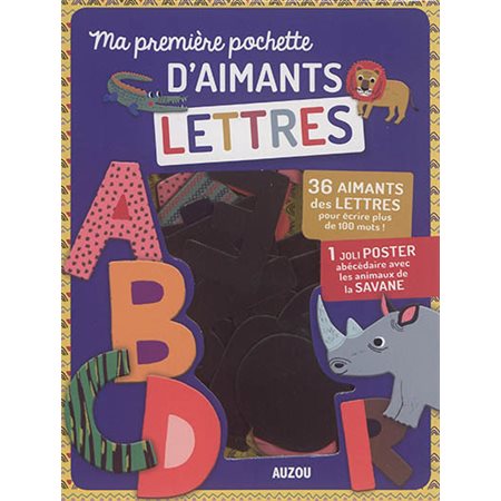 Ma première pochette d'aimants Lettres