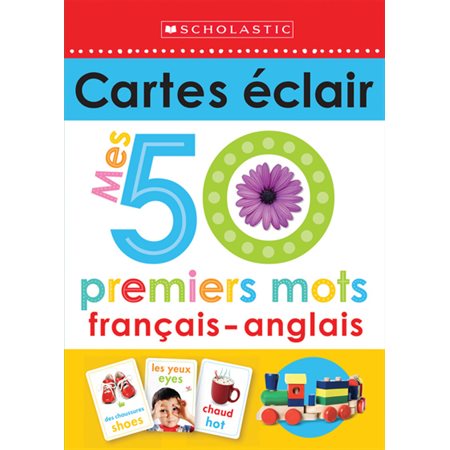 Mes 50 premiers mots français-anglais : cartes éclair