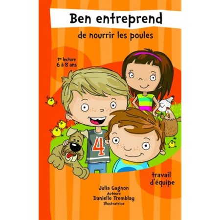 Ben entreprend de nourrir les poules