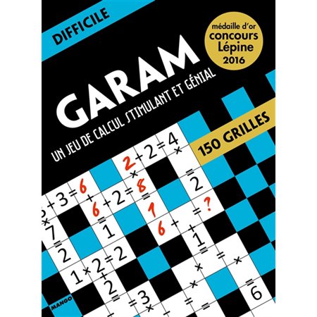 Garam, un jeu de calcul stimulant et génial, difficile