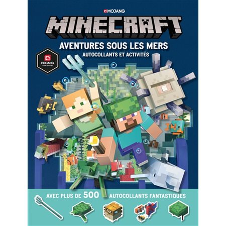 Minecraft aventures sous les mers, Autocollant et activités