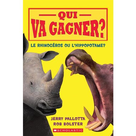 Qui va gagner? Le rhinocéros ou l'hippopotame?