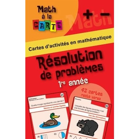 Résolution de problèmes, 1re année