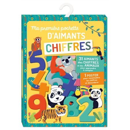 Mes première pochette d'aimants - Chiffres