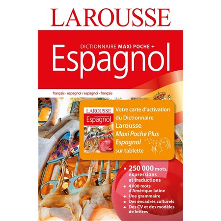 Dictionnaire maxipoche + espagnol